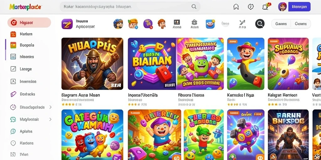 Tampilan antarmuka yang menarik dan user-friendly.