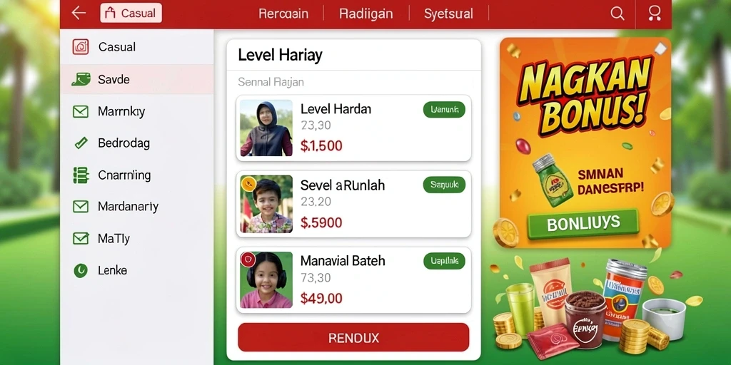 Tampilan grafis yang memukau dan interaktif.