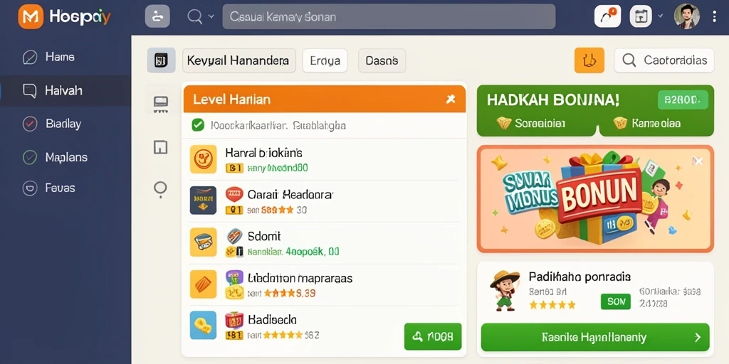 Tampilan grafis yang menawan dari HPTOTO.