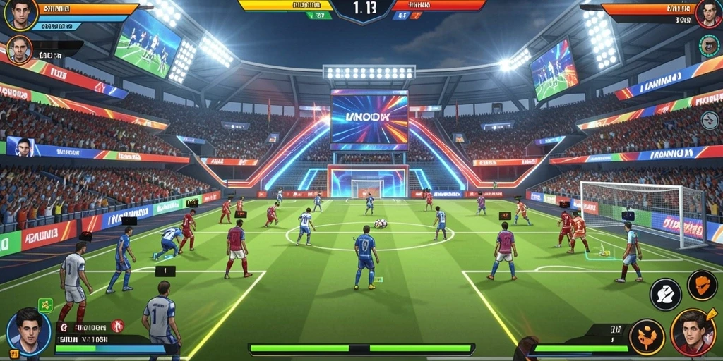 Tampilan karakter yang menarik dan beragam.