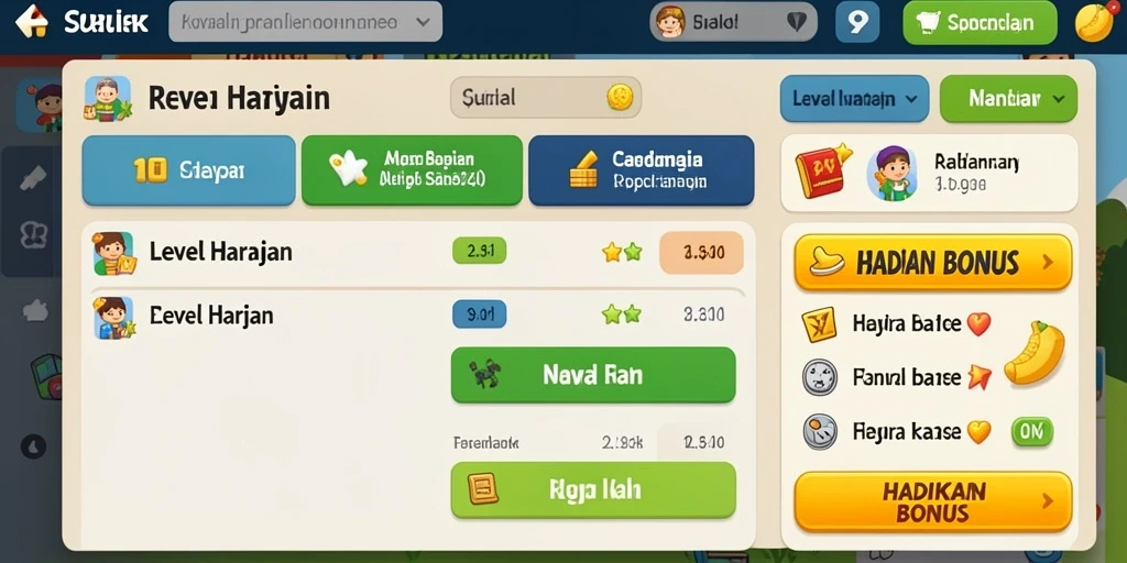 Tampilan awal yang menarik dan intuitif.