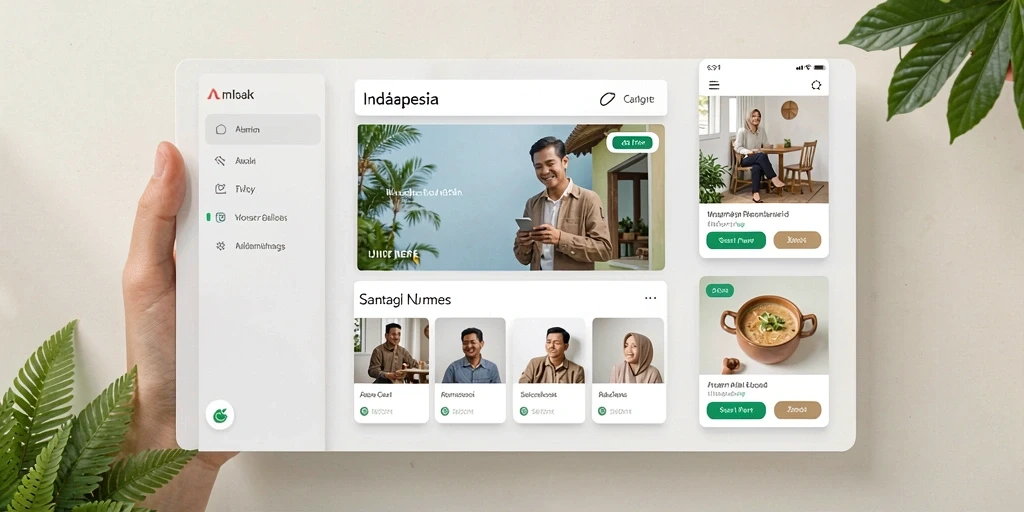 Tampilan antarmuka yang menarik dan user-friendly.