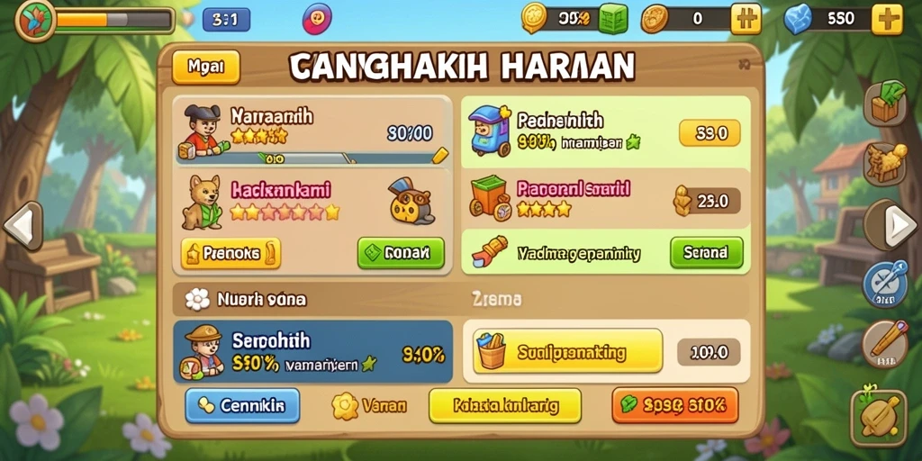 Antarmuka pengguna yang menarik dan mudah dijelajahi.