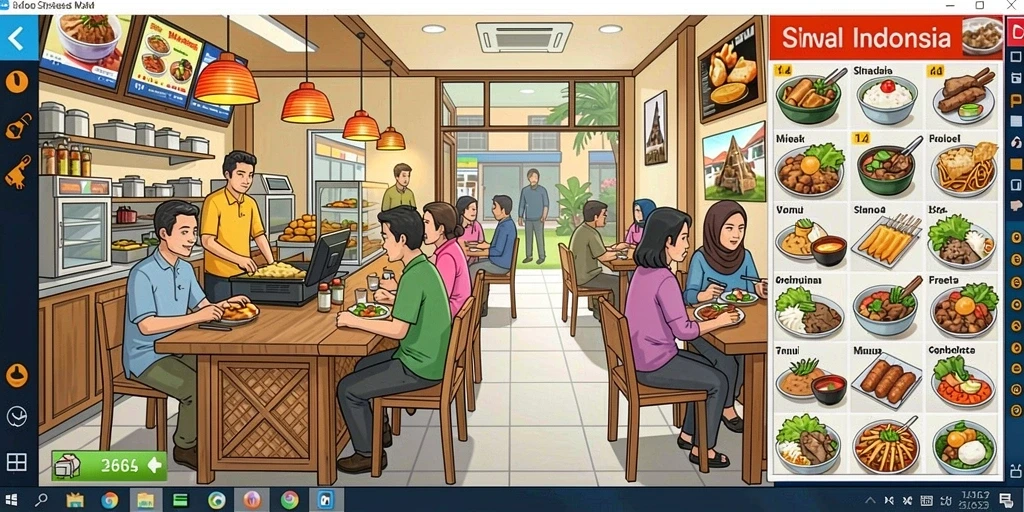 Tampilan utama MPO2121 dengan antarmuka menarik.