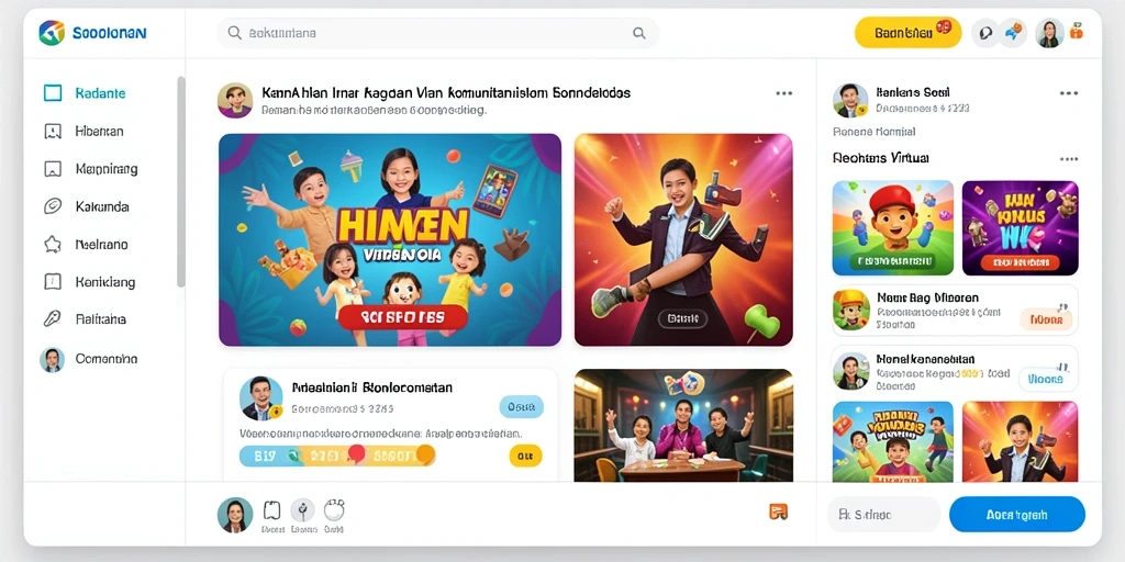 Tampilan antarmuka yang menarik dan modern.
