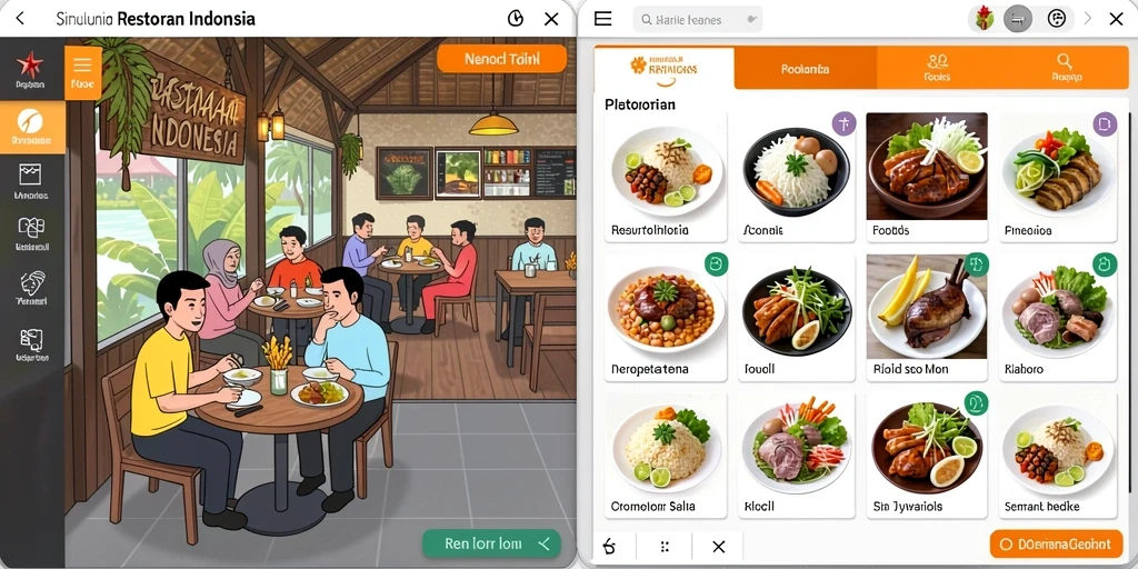 Tangkapan layar menampilkan karakter utama dalam aksi menantang.