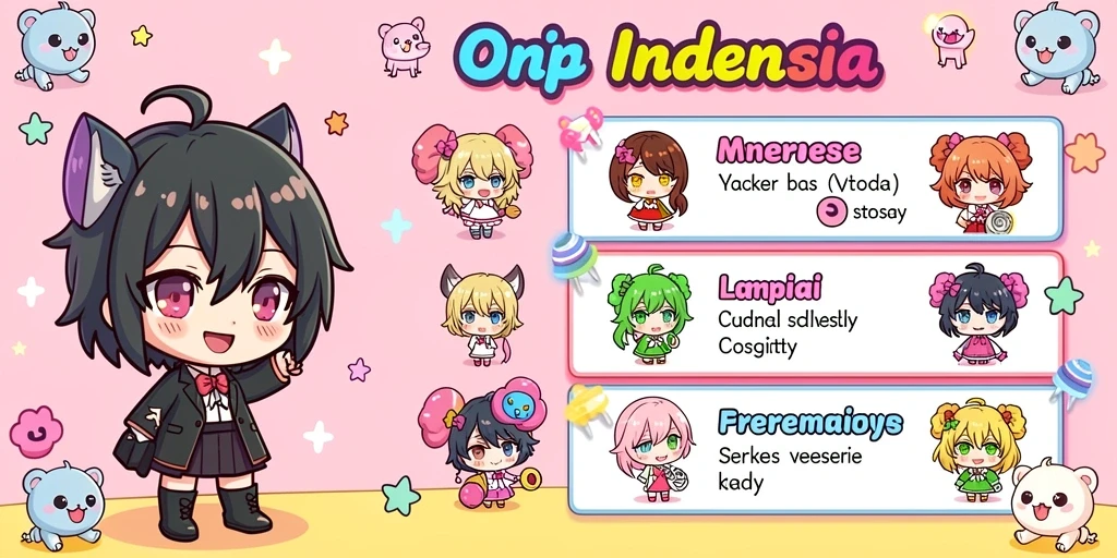 Tampilan grafis yang menarik dan penuh warna.