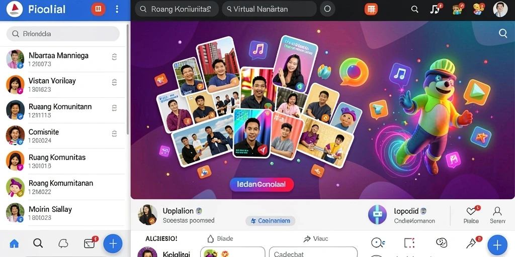 Tampilan antarmuka yang menarik dan mudah dinavigasi.